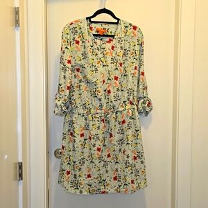 Joe Fresh green floral dress